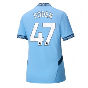 Manchester City Phil Foden #47 Dámské Domácí Dres 2024-25 Krátký Rukáv